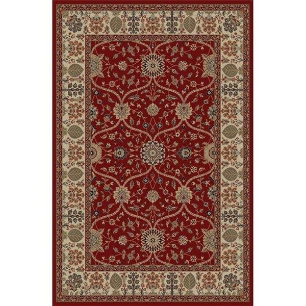 Concord Global Trading Concord Global 49005 5 ft. 3 in. x 7 ft. 7 in. Jewel Vorsey - Red 49005